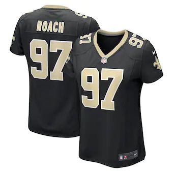 womens nike malcolm roach black new orleans saints team gam